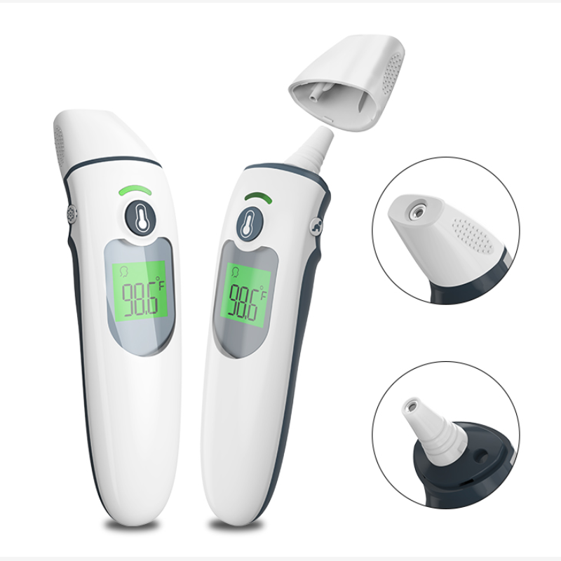 Medicinskt hem Hög noggrannhet Digital panna och öroninfraröd snabbavläsningstermometer för baby och vuxen FDA / CE / Rohs godkänd