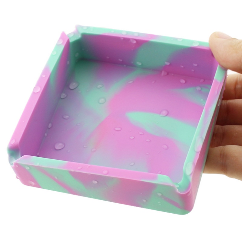 Stor fyrkantig askkopp