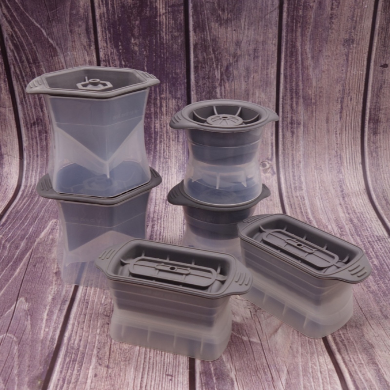 Plastishockey silikonform plast snabbfryst ishockey runt snabbfryst silikagel ishockeyform