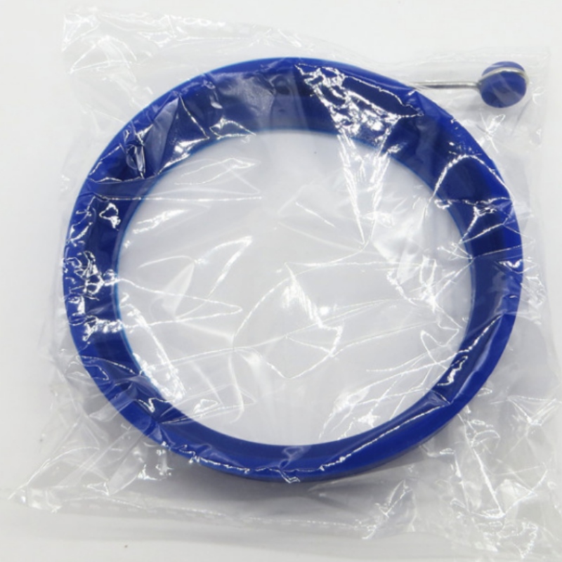 Silikon runt omelett handtag silikon omelett DIY mögel påse ägg silikon äggring