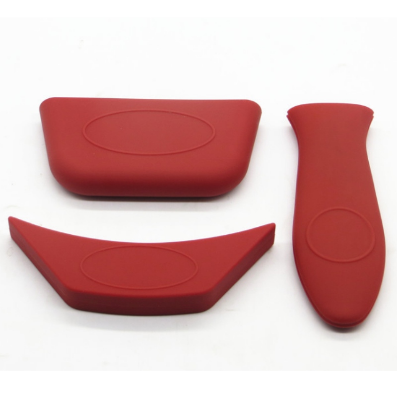 Silikon anti-skållning pannhandtag värmeisolering täcka kruka handtag täcka skarpa hörn rund hörn kruka örnskydd anti scald anti glidhandtag täcka