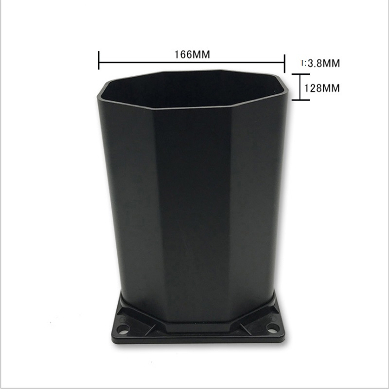 Egen PVC-plast, oktagonalt röraccessrör för badduschutrustning