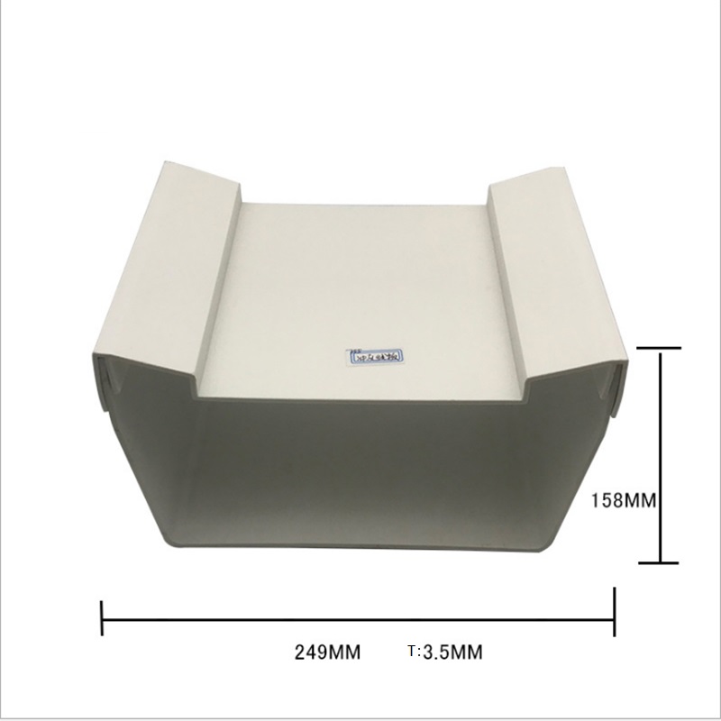 Gjutning av kvadratrör för plastprofiler av PVC för vattenfall för skurva av plaströr av PVC