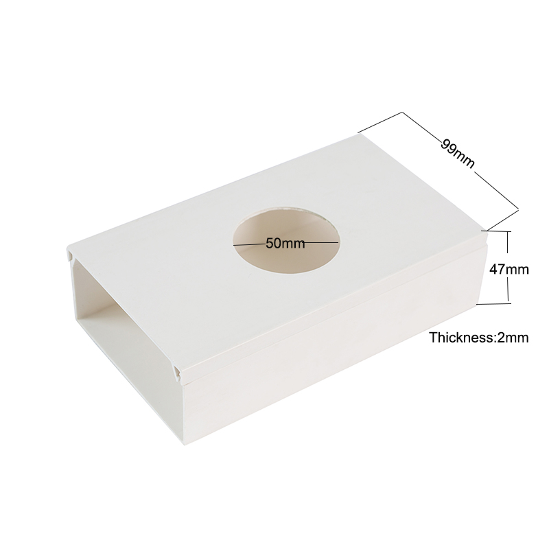 Plantering av PVC-räfflor PVC-växt som odlar rännsten PVC-hydrofon för jordbruksgrödor