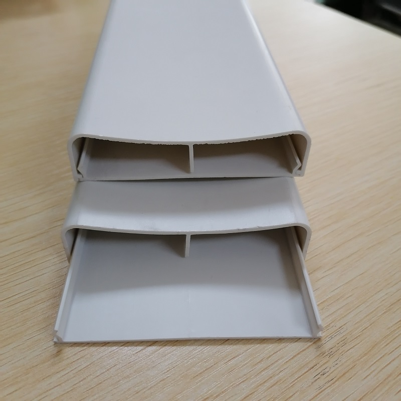 PVC-kabelhider Dual Channel Cable Management Channel PVC Cable Concealer Raceway