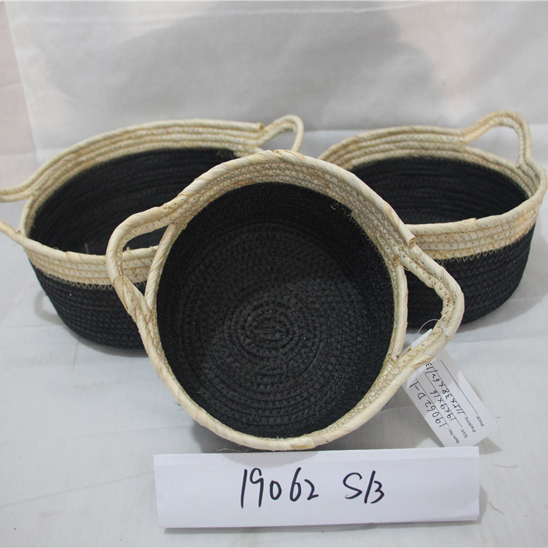 Klassisk formgivning Egen färglagring av små plastRattan Basket
