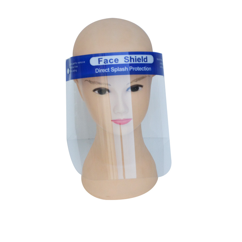 Anti-stänkskydd Facial Clear Plastic Safety Visir Face Shield Faceshield