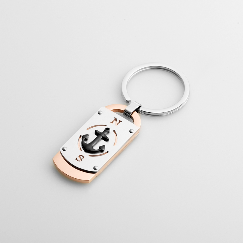 Partihandel Modetillbehör Tvåfärgad hängande nyckelkedja Sea's serie samling