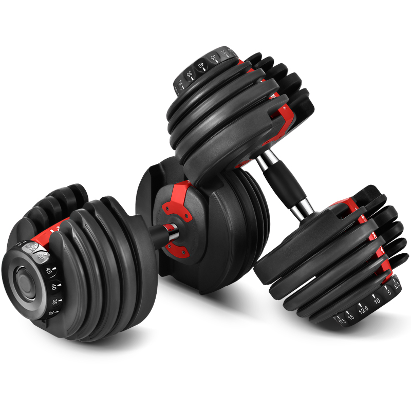 Varm försäljning Justerbar Dumbells gymutrustning Dumbells vikt