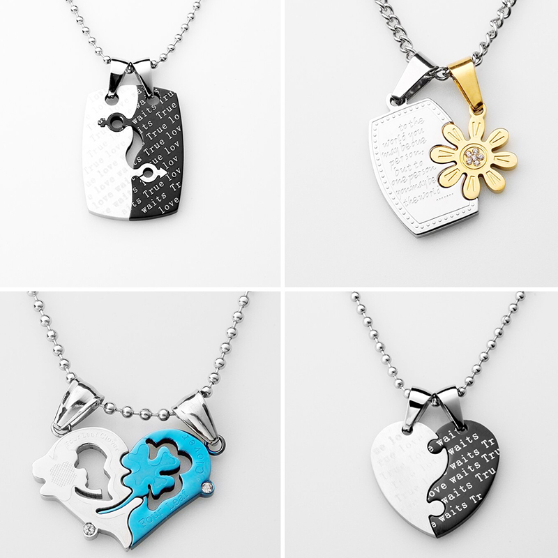 Lover Jigsaw Necklace