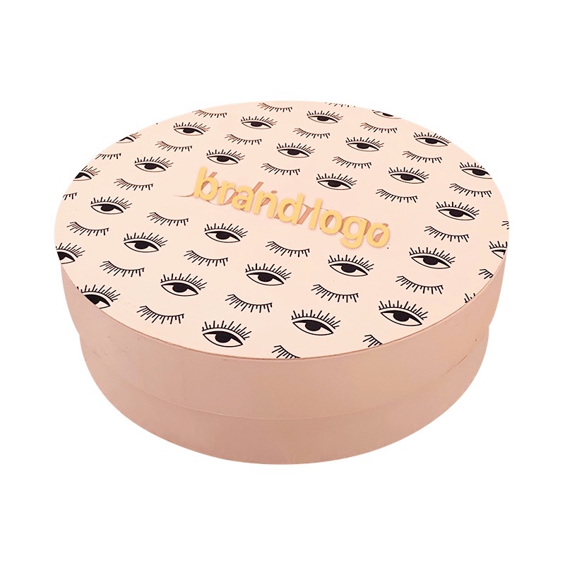 Elegant designad cirkelns presentkartong Rund