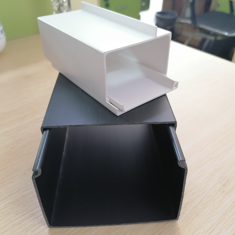 professionell anpassad PVC kabel concealer Raceway PVC kabel trunking tråd organisator för att hantera röra av tråd