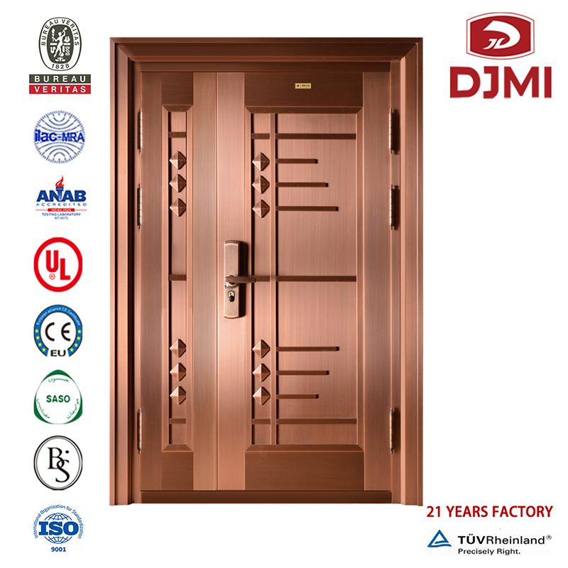 Hot Selling Iron Paint Färger Dörr Stål Säkerhetsdörrar Multifunktionella Dekorativa Moderna ytterdörrar Hög säkerhet Bostadsdörrar Professionella klädda ytterdörrar Samtida Front Europe Security Steel Door