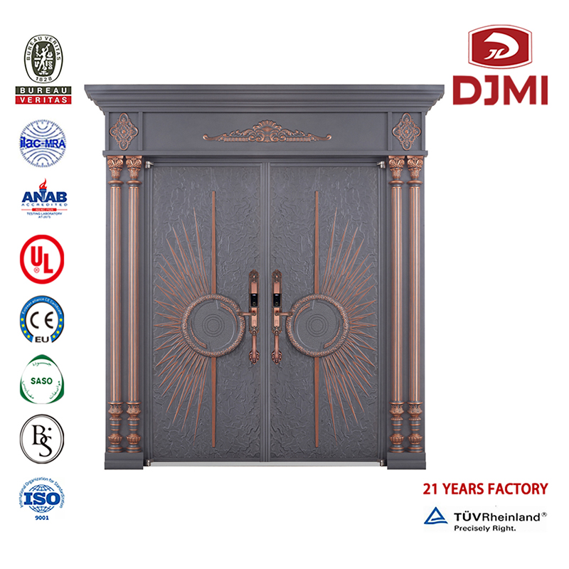 Hög kvalitet på Gated Blast Resistent Armed Sliding Steel Front Door Nya inställningar All-Round Bolt Arm Italy Style Doors Armed Front Door Steel Armed Front Steel Armed Front Board Design Hot Armed Door Cylinder Locks