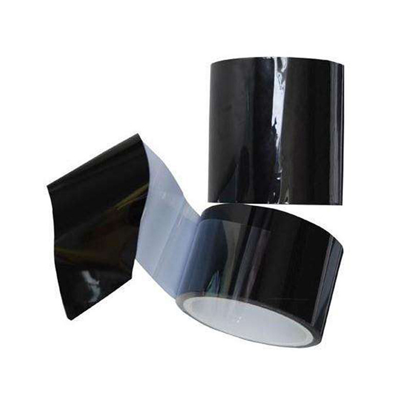 Tillförsel av högtemperaturbeständig skuggtejp, svart och vit PET-dubbelsidig belagd tejp, dubbelsidig tejp för elektroniska produkter