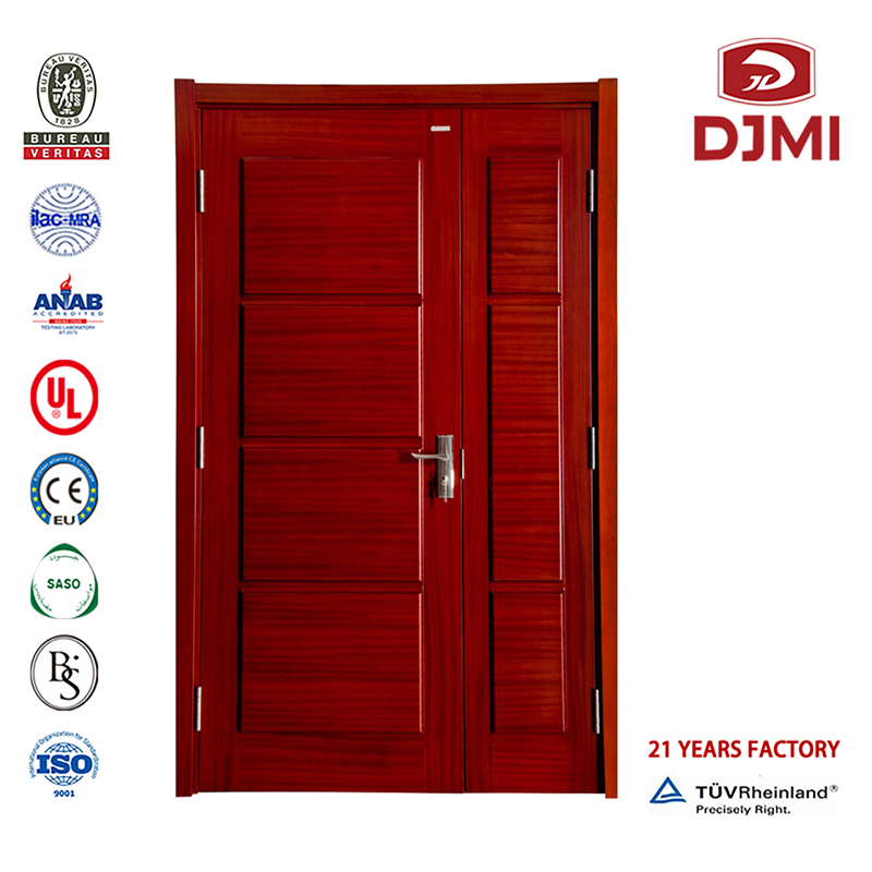 Nya inställningar Säkerhet Armerade Solid Wood Doors Armed Door Chinese Factory Style Armed Solid Wooden Pivot Doors Turkey Armed Door High Quality Turkey Armed Exterior Huvud Main Entry Modern Design Armed Front Door