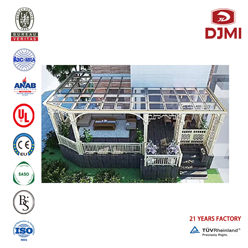 Hot Selling Aluminium Aluminium Design Sunroom Winter Graden Anpassat jordbruksTemped Glass House for Sunroom Garden Sun Room Multifunktionellt Aluminium Glass Temped Sunroom Veranda Sun Room