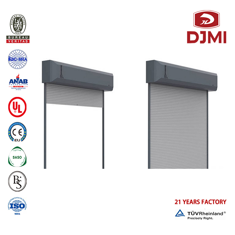 Professionell maskindörr för glidande fabrikat med en öppen dörr för nya formgivningar av hög kvalitet Isolerad panel Dörrar för automatisk Garage Door Brand Ny Industri Dörrar med Pu 8X7 Garage Door
