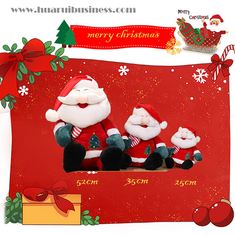 Pappa Christmas/Santa Claus plush toy/uppstoppad docka/julklapp/julgrans dekoration docka