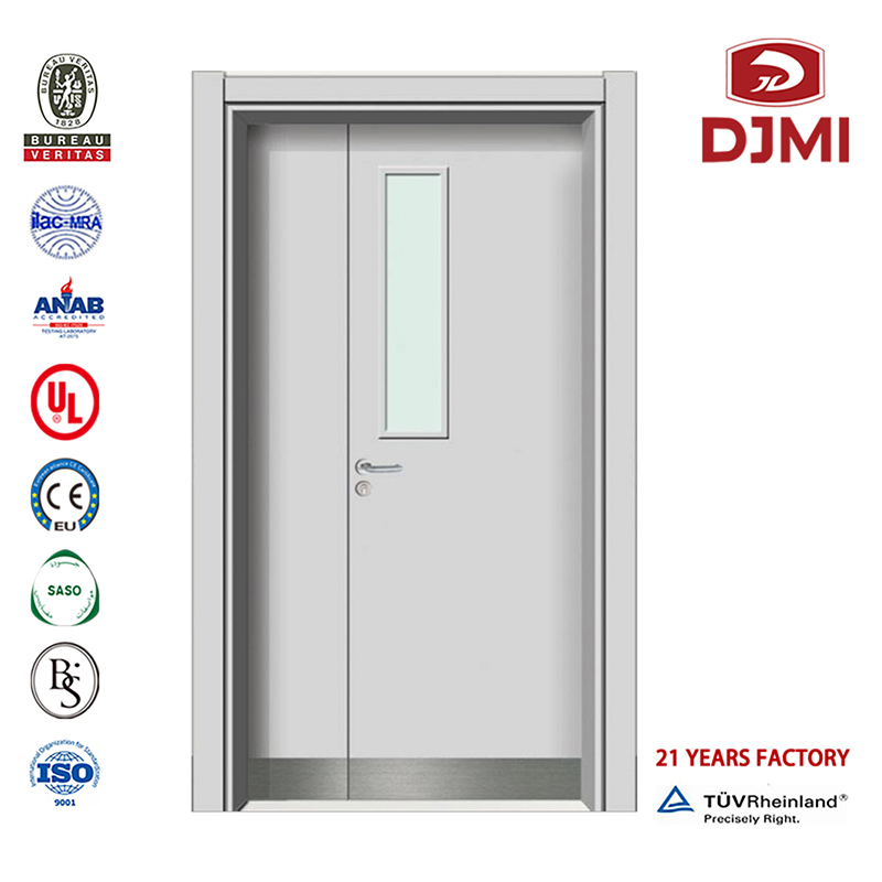 Nya inställningar Moulded Mother and Son Room Door Chinese Factory Hospital Furniture Teak Wood Design Inhemsk Dörr High Quality Industrial Doors Solid Wood Flush Door