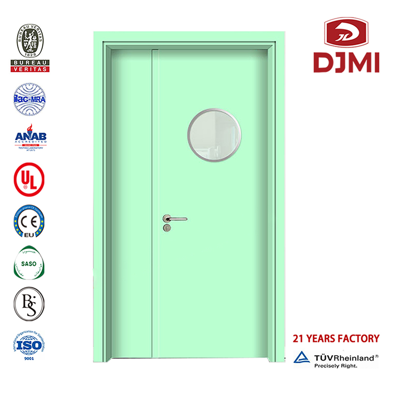Chinese Factory Customed Front Doors Hotel Room Modern Hospital Door High Quality Single Swing Hpl Tillverkare av sjukhusdörr Billig Inpatient Ward Doors Hpl Toilet Partition Vattensäker kvalitetsdörr