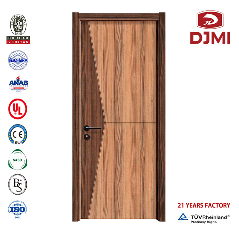 Smält hudsäkerhet Melamine Flush Wooden inre dörr Nya inställningar Hud Price Melamine Surface Carving Door Design Chinese Factory Old Antique Melamine HudWooden Single Main Door Design