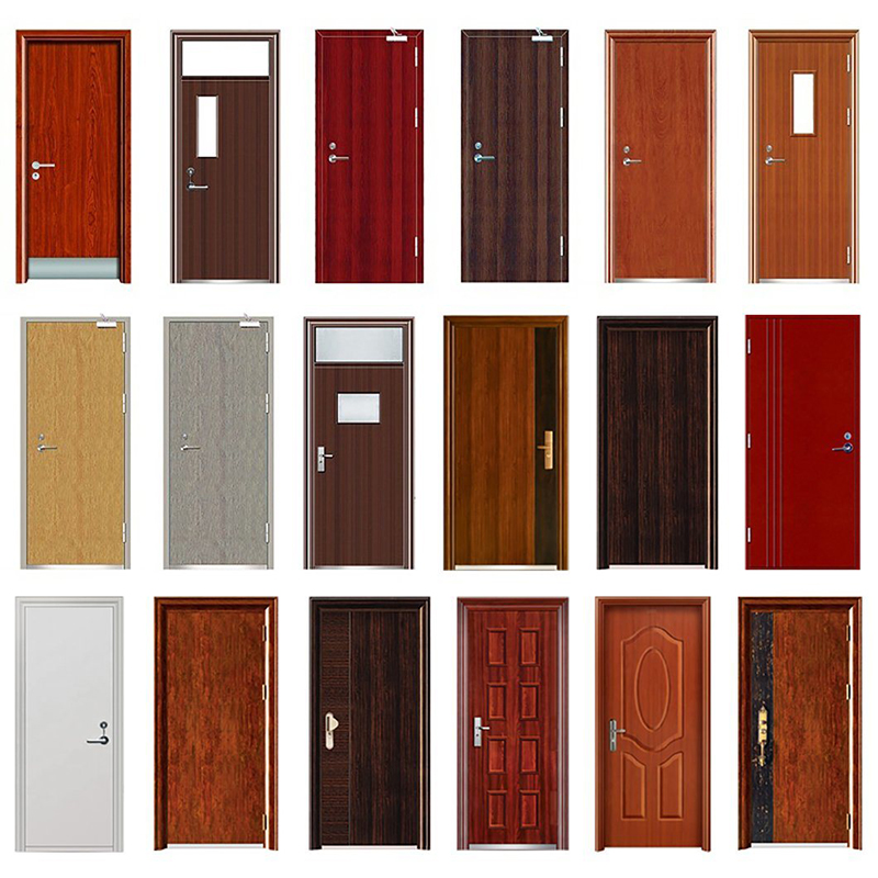 Steel Ghana Door Customize High Quality Security Mer än 12 Years Erfarenhet China Low Price Steel Door Multifunktionell Bulletinsäker Nigeria med Billiest Price Metal for Apartment Steel Ended Door Exterior