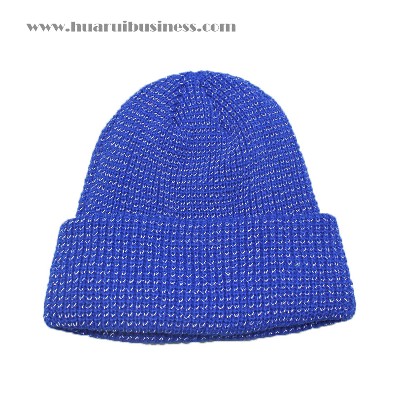 reflekterande akrylorganet för stickning, tuque, runt omkring med reflekterande effekt