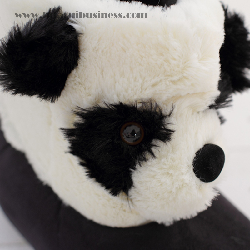 panda kvinnor varma fotstövlar, mjuka skor, mysiga skor
