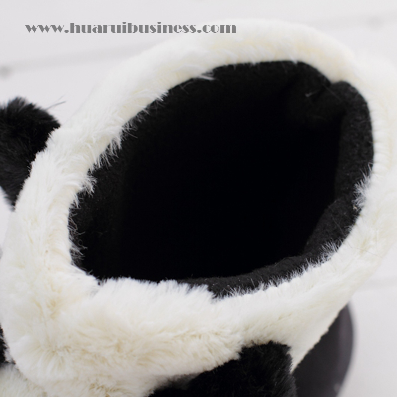 panda kvinnor varma fotstövlar, mjuka skor, mysiga skor