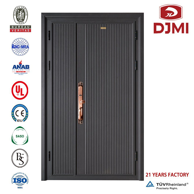 Splitter ny Home Design for India Exterior Security Steel Door Hot Selling Iron Main Entrance Doors Grill Design Grill Entré Double Leaf Steel Door Price Multifunktionell Front Grill Design Katalog Färg Steel Door