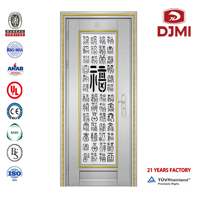 Billiga Indian Designs Double Entrance Bostadshus Door Security Doors Homes Stainless Steel