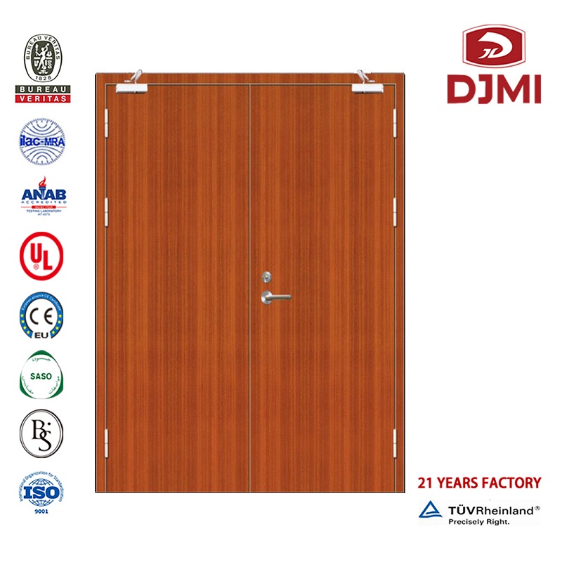 Specialiserad 30 60 90 Minuter Nominerad Design Hotel Wood Lacquer Branddörr Nya inställningar Us Certifierad Wooden Hotel Door 90 Mini Fire Nomined Chinese Factory Wooden Hotel Guest Rm Fire Rated Door Ul Firedoor