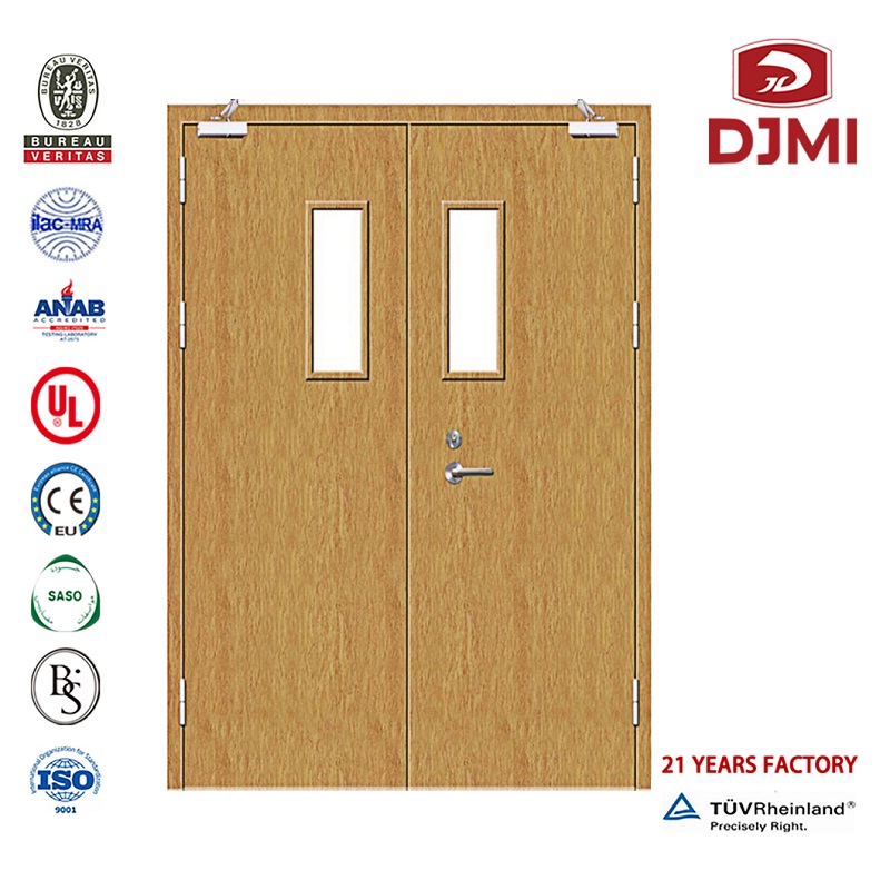 Chinese Factory Hotel Apartment Brandsäker Veneer Wood Door Design Protection Wood Wood Doors Wood Wood Designs Customed 30 60 90 Mind Mind Mind Mind Mint Fire Rated