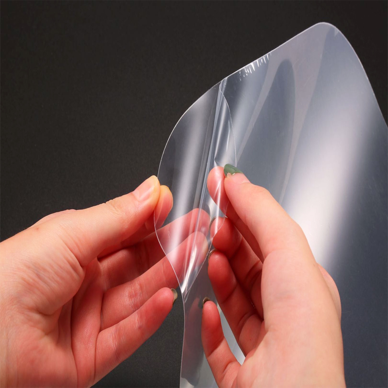 Transparent Shield OEM Anti Splash Rexable Face Protection Visor PET Film Face Shield With Glasses