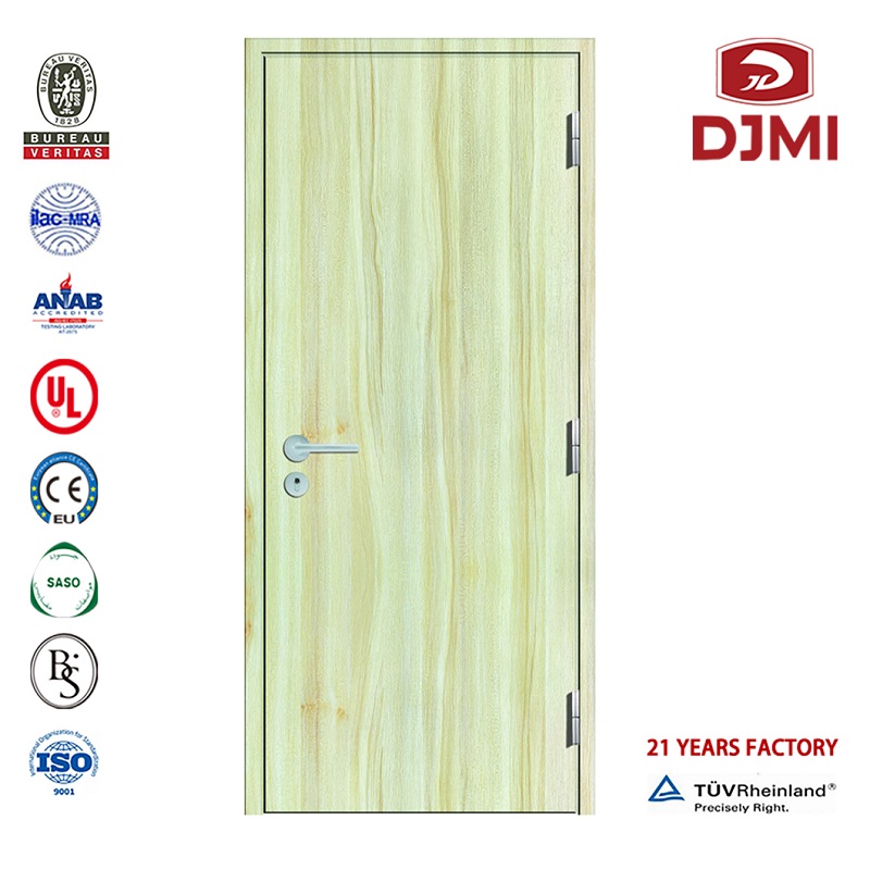 Billigt grossistpris Kärnhus Timber Door Wood Fire Doors For Hotell Customed Protection for Hotels Modern Wood Design School Fire Rated Door Chinese Factory Hotel Apartment Brandsäker Veneer Wood Door Design Protection