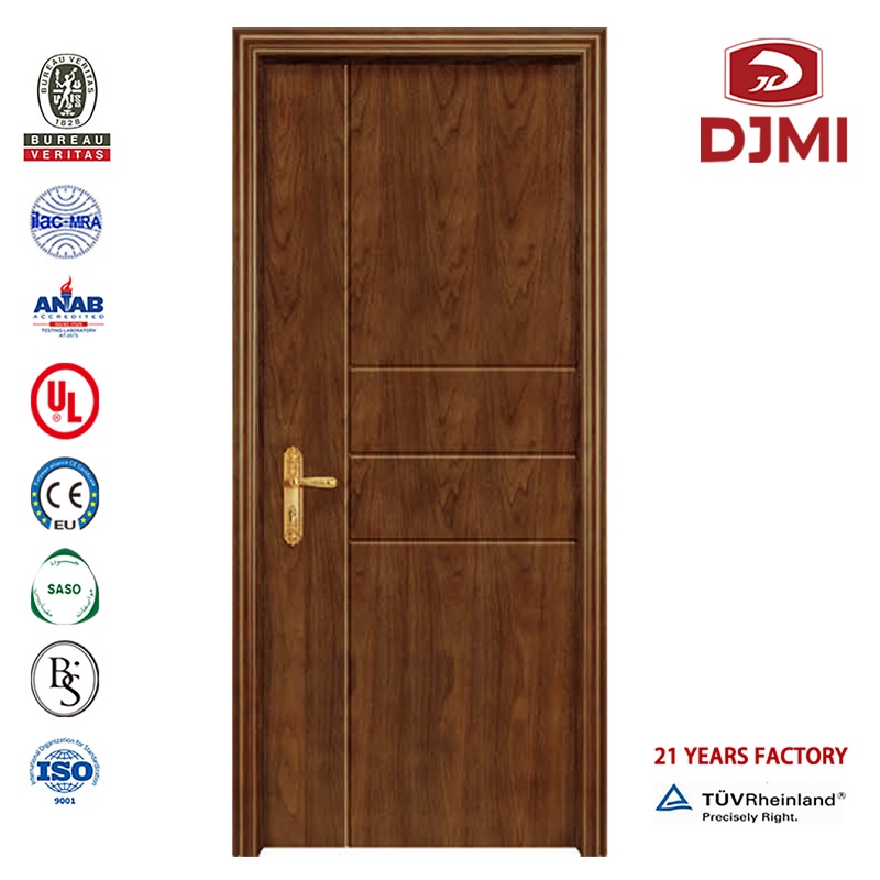 Chinese Factory Ul 10C Wooden Brandbevis Brandsäker dörr High Quality Finger Joint Wood Frame Resistent Vision Panel Branddörr Billiga Temped Mat Glas Wood Leaf Office Fire Doors