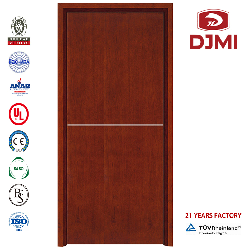 Chinese Factory Flat Safety Design Door for Fire Rated Apartment Doors High Quality Main Safety Wood Door Design Solid Timber Dörrar Nya inställningar Ul Listed Frame and Leaf Ressdent Wood Door Rated Exit Doors