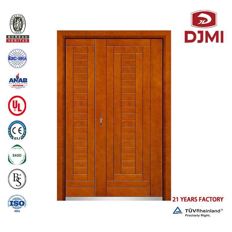 Nya inställningar Panorerade dörrar Hdf Bedroom Front Door Designs Chinese Factory Armed Security Solid Wood Material Door Armed High Quality Strong Armed Security Oak Solid Wood Armed Door