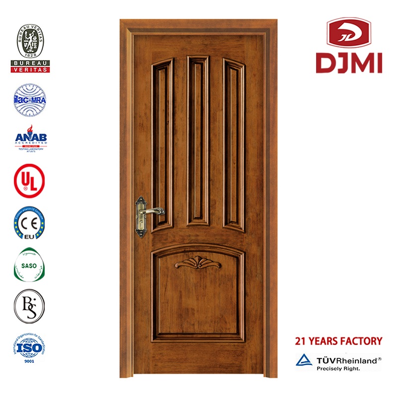 Chinese Factory French Insisterar Jinqi Solid Wood Kabinet med glasdörr Hög kvalitet i trädesign för trädörrar Front Wood Door With Glass Billig inre Woodn Gate Solid Wood Flush Door With Glass
