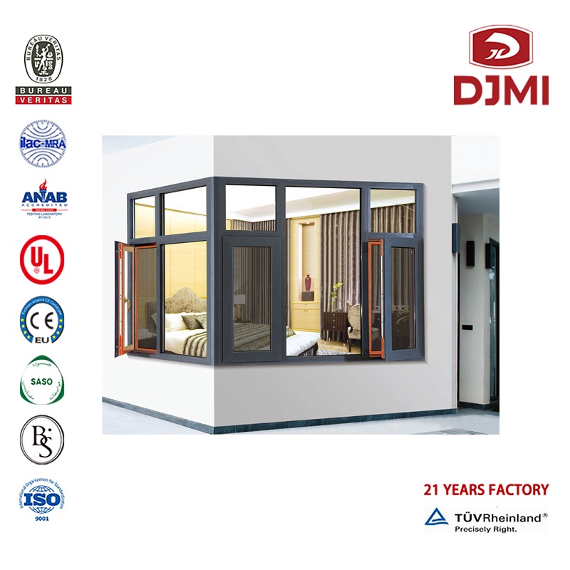 Glasfönster för Hawaii Aluminum Louver Fönster Professionell Termisk Break Franska träramformning Enkel Stil Aluminium Fenetre Fönster Dörrar Aluminium Ny fransk Stil träram Design Guangdong Factory Litet Fönster