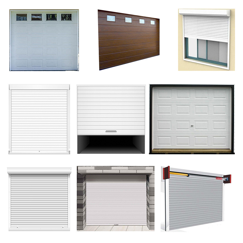 Smörsäljning av automatiska sidoväggar Pu Doors Steel Garage Door Anpassa stålytterdörr, sidodörr för försäljning Flerfunktionellt Automatiskt dörrpaneler Electric Garage Doors