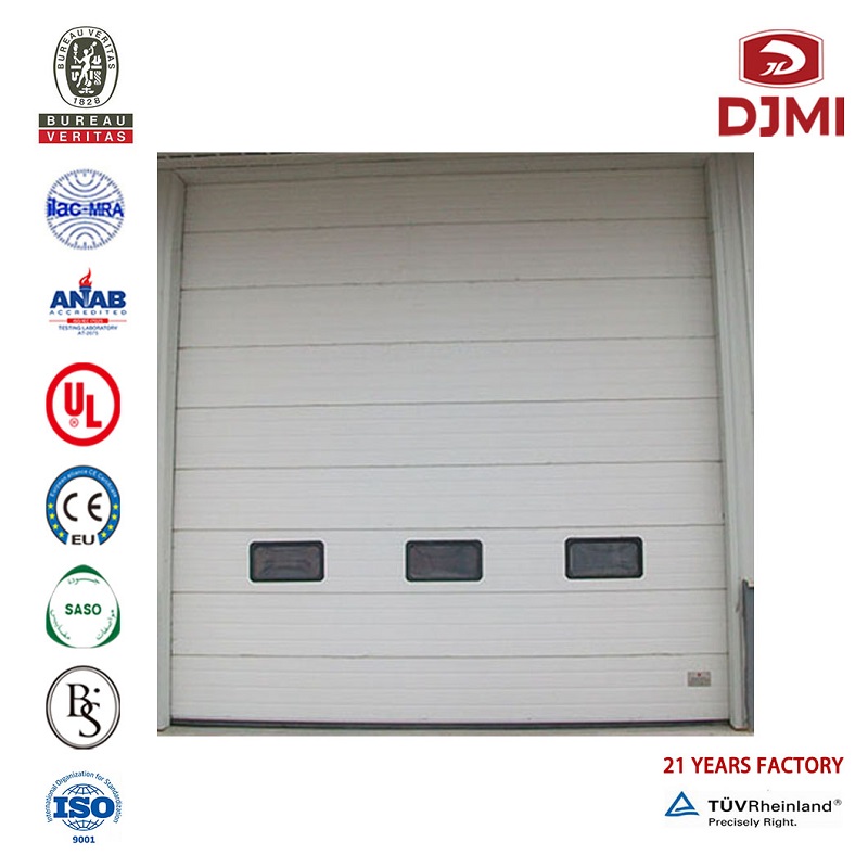 New Design Steel With Pu Sectional Gate 9*8 Sectional Overhead Garage Door Brand New Black Overhead Sectial Lifting 9*8 Electric Garage Door Hot Selling Automational Overhead Pu Doors Steel Garage Door