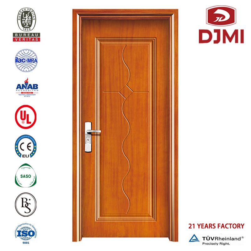 Nya inställningar Best Wooden Melamine Finish Design Laminerade dörröppningar Modern kinesisk Factory Out Furniture Modern Aluminium Automatisk Airstop Housedoor High Quality Wood Panel Design Automatisk lufttät dörröppning