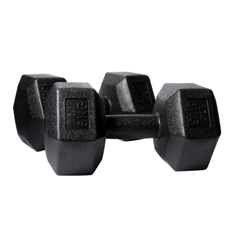 Värt att köpa sportartiklar med sexkantiga dumbomuller Fittness Equipment Rubber Dumbells Body Building Dumbells for Sale