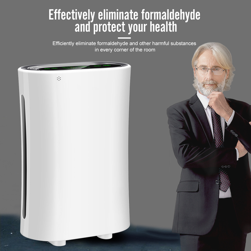 Home HEPA- filter PM 2.5 UVC Sterilisering Ozone Air Renare för luft