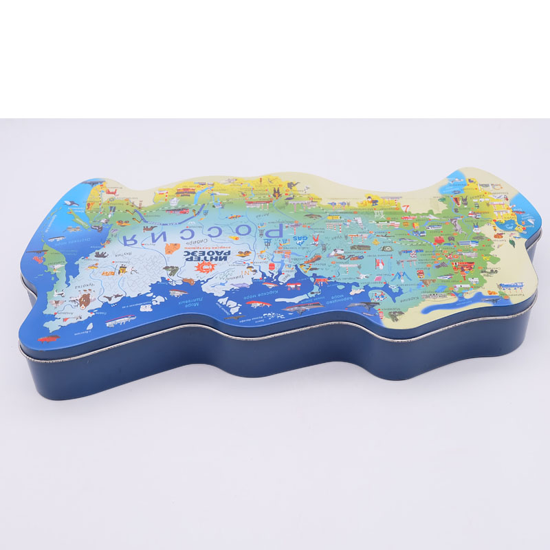 Karta ruta med oregelbunden form