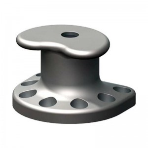 Kastat järnstål Singel/dubbel Bitt Bollard Järn-Mooring Bollard Dock Yard Dolphin Ship Yard