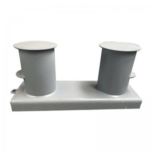 Sjökorsfäst polerad brons förtöjning med en/dubbel bitt bollards