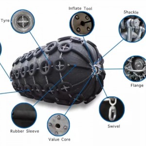 Yokohama typ Marin pneumatisk gummiFender